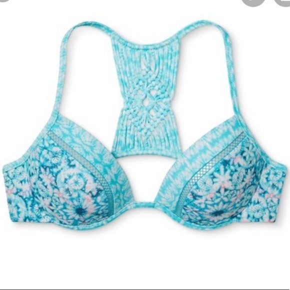 Women's Shore Light Lift Macramé Back Bikini Top - Picture 3 of 4